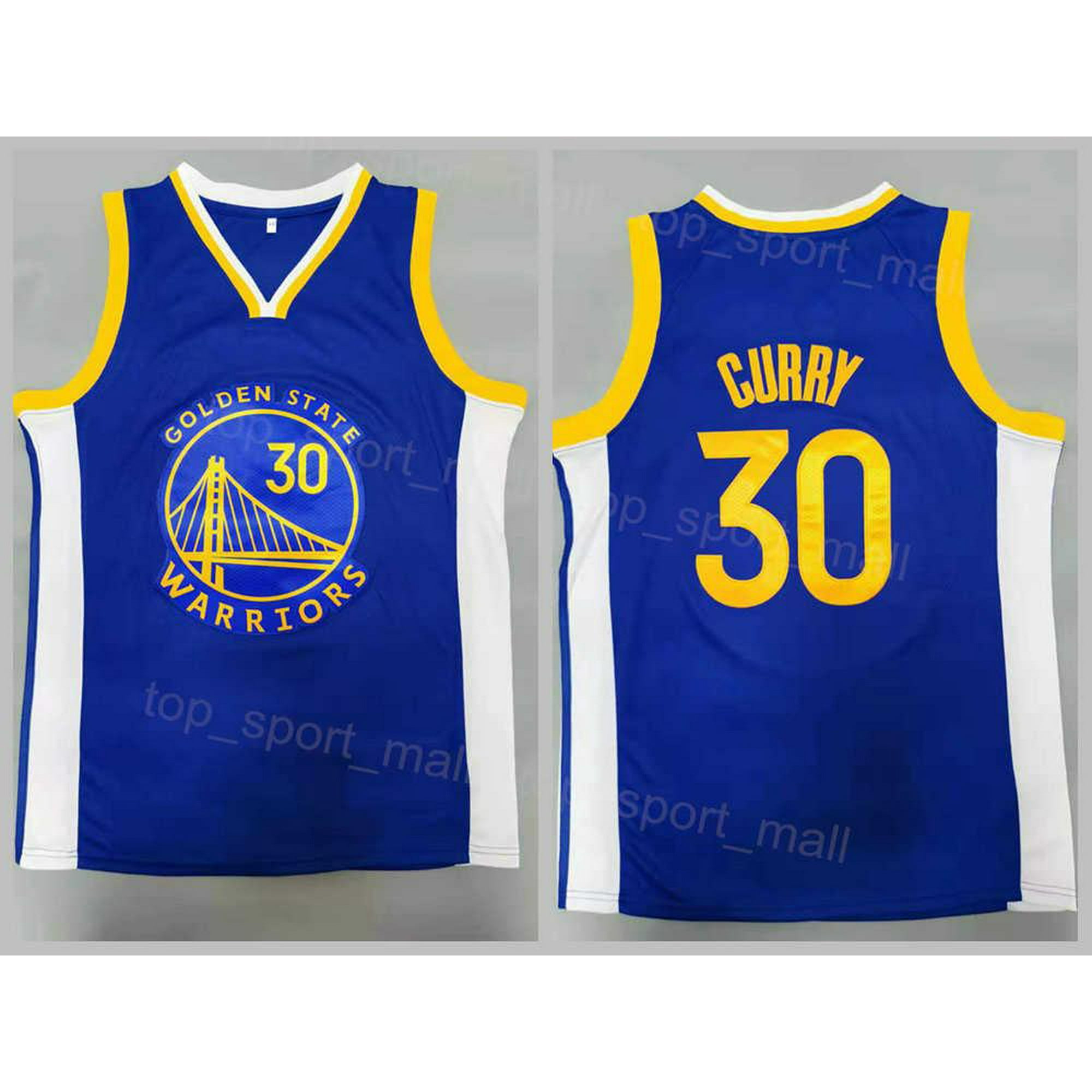 Stephen Curry 2019 Golden State Warriors Yellow Jersey