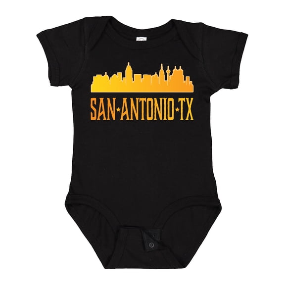 Inktastic San Antonio Skyline Texas Boys or Girls Baby Bodysuit