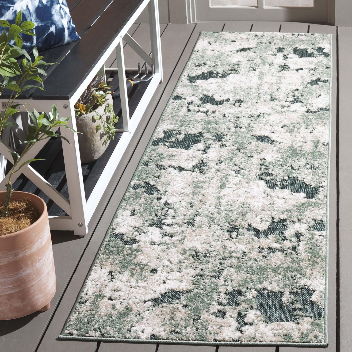 SAFAVIEH Cabana Selma Tapis Intérieur/Extérieur Vieilli