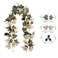 thumbnail image 2 of Autumn Wreaths For Table Decorations Artificial Maple Leaves Life-like Leaves, 2 of 6