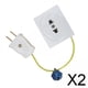 thumbnail image 1 of 2x Tablero Ocupado De Plástico Para Bebé, Accesorios DIY, Enchufe Con Juego Cognitivo, 1 of 7