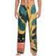 thumbnail image 1 of Balery Cat Hiding In Potted Plants Pantalones de pijama para hombre, pijama ultraligero, pantalón de descanso-Medium, 1 of 6