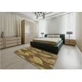 thumbnail image 4 of Ahgly Company Indoor Rectangle Patterned Dark Bronze Brown Area Rugs, 4' x 6', 4 of 6