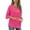 Hot Pink, variant on Womens Summer Tops Long Sleeve Sweater Women Dark Shirt Long Sleeve Summer Tunic Women 6 Memory Foam Solid Casual Blouse under 10 Clothes T Shirts Casual Graphic Rave Top 3xl Womens Tops plus L