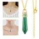 thumbnail image 5 of Elegante Colr de Piedra de Cristal Hexagonal con Cadena Extensora, Colgante de Joyería, Colr con Colgante de Cristal para Mujer - B B Sunnimix Collar Piedras Hexagonales, 5 of 6