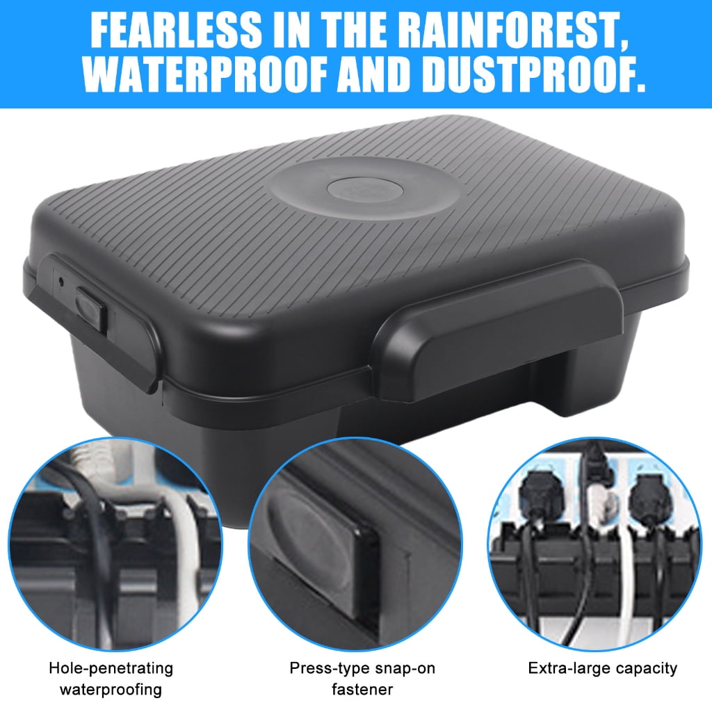 Waterproof Cable Management Box Electric Outlet Protector Outdoor Electrical Box