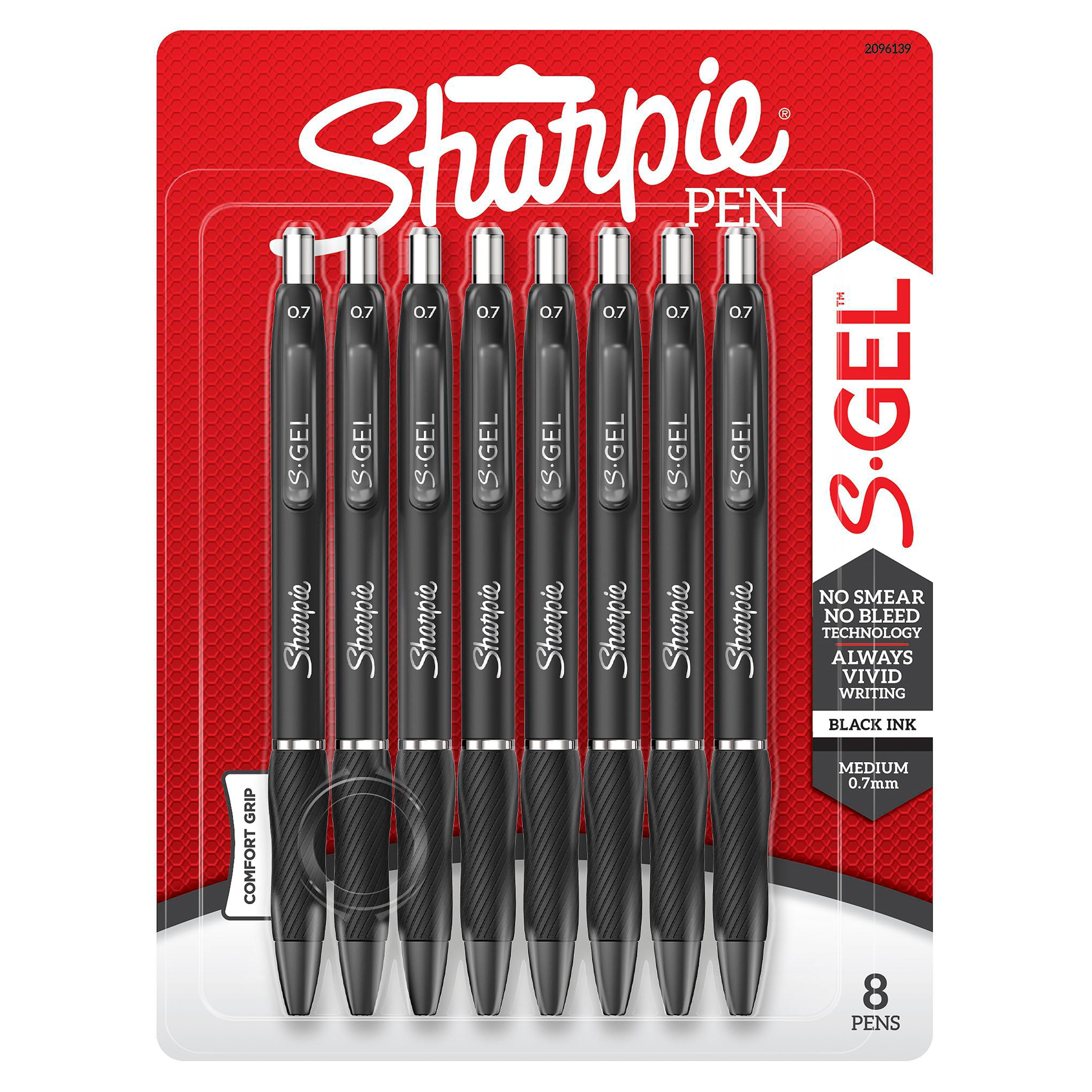 Black Ink Gel Pen Bold Point S-Gel 1.0mm 12 Count Gel Pens