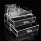 thumbnail image 5 of Inicio / Salón / / Oficina / Encimera / Vanity Acrílico Joyería Y Caja de Almacenamiento de Organizador de Maquillaje, 2 Pieza jinwen Organizador de soporte de maquillaje, 5 of 8