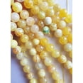 thumbnail image 5 of 8mm 15.5 Inches Yellow Fire Agate Faceted Round Beads Genuine Gemstone Natural Jewelry Making, 5 of 5