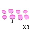thumbnail image 1 of 3x Accesorios de cocina Baoblaze para casa de muñecas en miniatura Cuenco a escala 1:6 Color rosa, 1 of 8