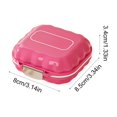 thumbnail image 3 of LEHOZIHEQ Mini Jewelry Travel Case, Small Portable Jewellry Organizer Box, Display Storage Box for Rings Earrings Necklaces, Gifts for Girl, Women, Wedding, Birthday, 3 of 6