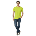 thumbnail image 3 of Gildan High Visibility Pocket T-Shirt, Hi Vis Short Sleeve Work Tee 50/50 cotton/polyester (Safety Green-M), 3 of 5