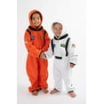 thumbnail image 3 of Cuddle Club One Piece Romper Hooded Fleece Onesie Jumper for Baby, Astronaut White 4T, 3 of 7