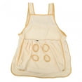 thumbnail image 1 of Delantal transportador para gatos, bolsa transportadora de compañía de felpa ajustable, saco de dormir para mascotas, saco de dormir para gatitos para pierna afuera beige, 1 of 8