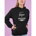 thumbnail image 2 of Not Only Pretty, Mexican Hoodie Women -Smartprints Designs, Female Medium, 2 of 4