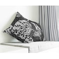 thumbnail image 4 of Vargottam Square Pillow Cover - Decorative Pillow Covers12x12 Inches,PrintedWhite & BlackThemePillowcase, DecorativeSquareCushionCovers, 4 of 4
