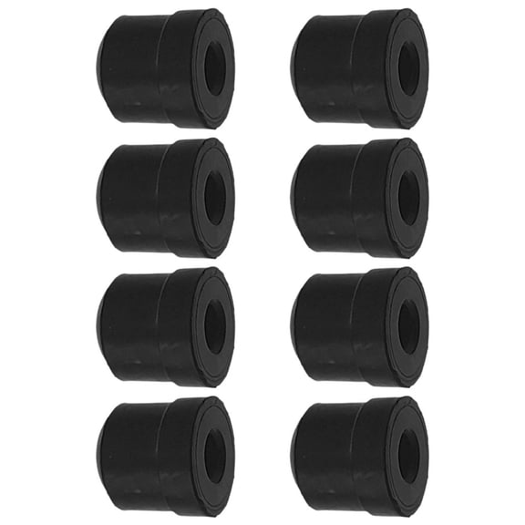 COMPUKAS 8Pcs Trombone Rubber Pad Black Slide End Protector For Musicians