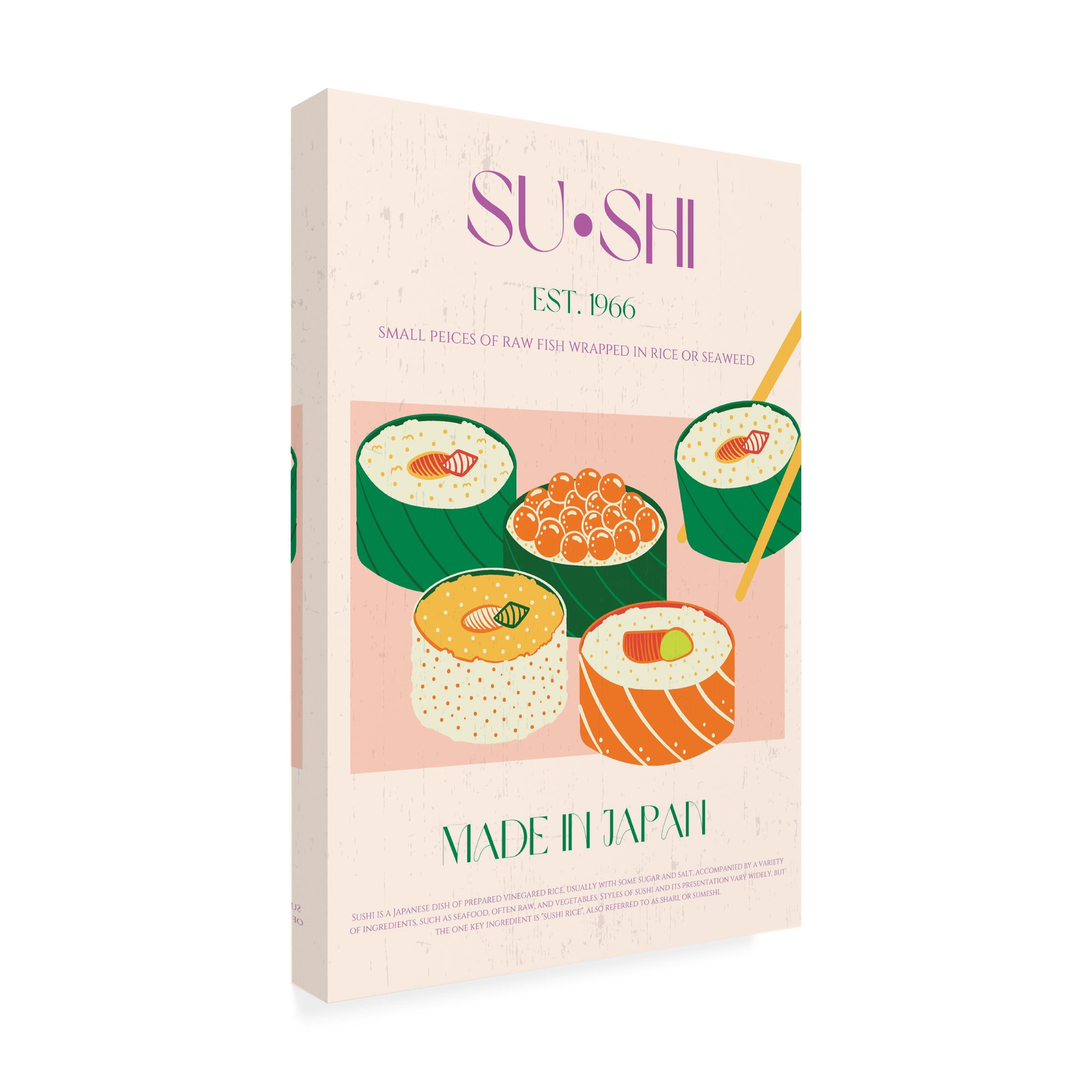 Nazma Khokhar 'Sushi' Canvas Art