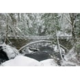 thumbnail image 2 of Majchrowicz, Alan 14x11 White Modern Wood Framed Museum Art Print Titled - Whatcom Creek Bridge, 2 of 4