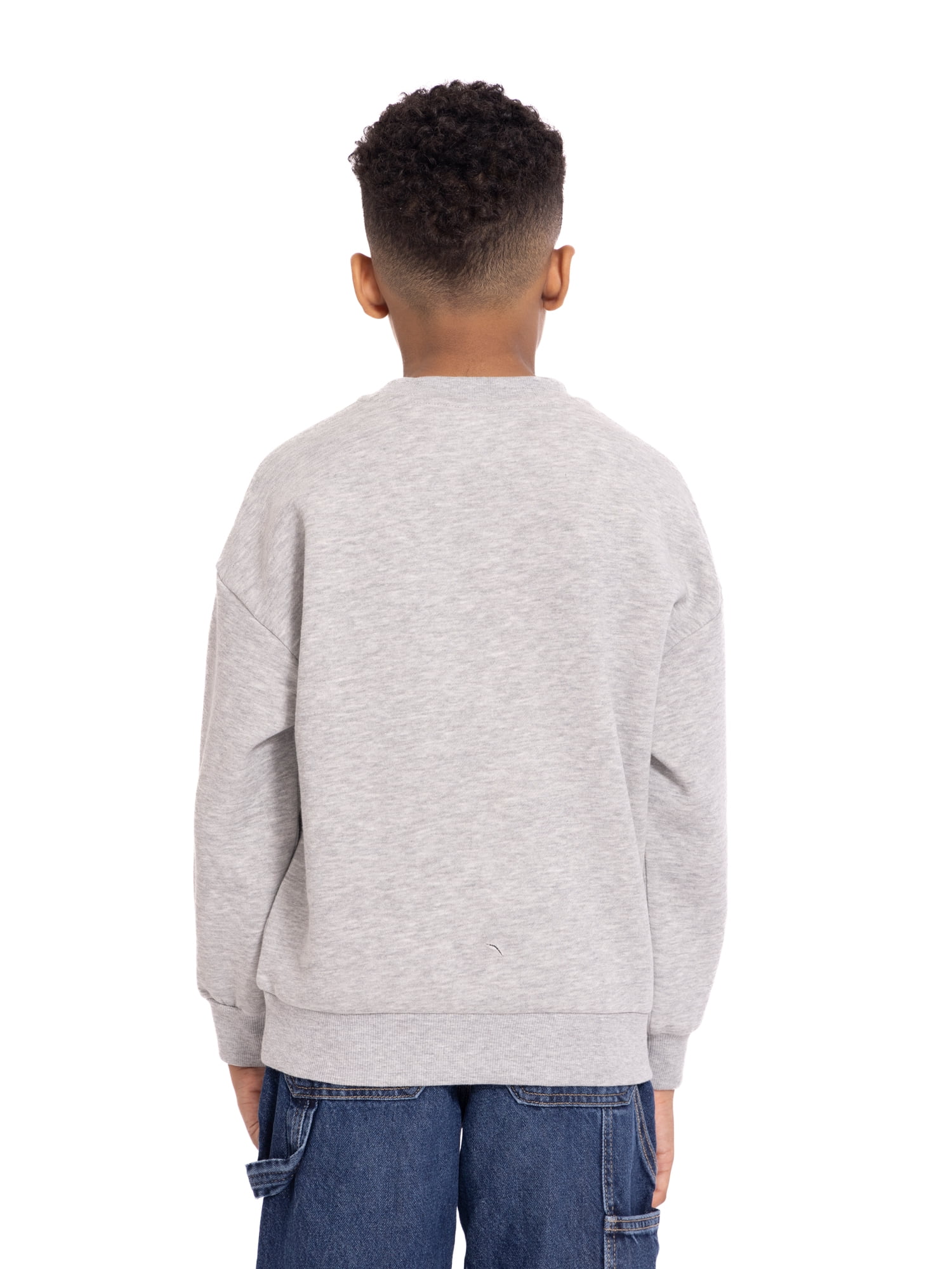 Bluey Boys Long Sleeve Halloween Graphic Crewneck Sweatshirt, Sizes 4-12