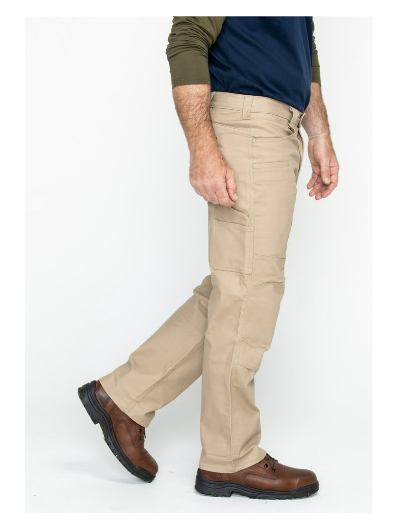 Hawx Work Gear Men's Stretch Canvas Utility Work Pants Big Beige