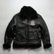 thumbnail image 3 of Abrigo de piel AVIREX para hombre, original, de piel de oveja, para exteriores, cálido, frío, retro, para ocio, chaqueta de cuero gruesa para traje de vuelo de invierno, 3 of 5