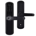 thumbnail image 1 of Cerradura De Puerta Inteligente 5 En 1 Huella Digital Y Código Y Llaves Y Tarjeta Ic Y Tuya Wifi Antirrobo Alimentado Por Batería Biométrico Para La Habitación Del Apartamento Del Hogar Monstrate EL014240-02, 1 of 6