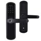 thumbnail image 1 of Cerradura De Puerta Inteligente 5 En 1 Huella Digital Y Código Y Llaves Y Tarjeta Ic Y Tuya Wifi Antirrobo Alimentado Por Batería Biométrico Para La Habitación Del Apartamento Del Hogar Kearding EL014240-02, 1 of 6
