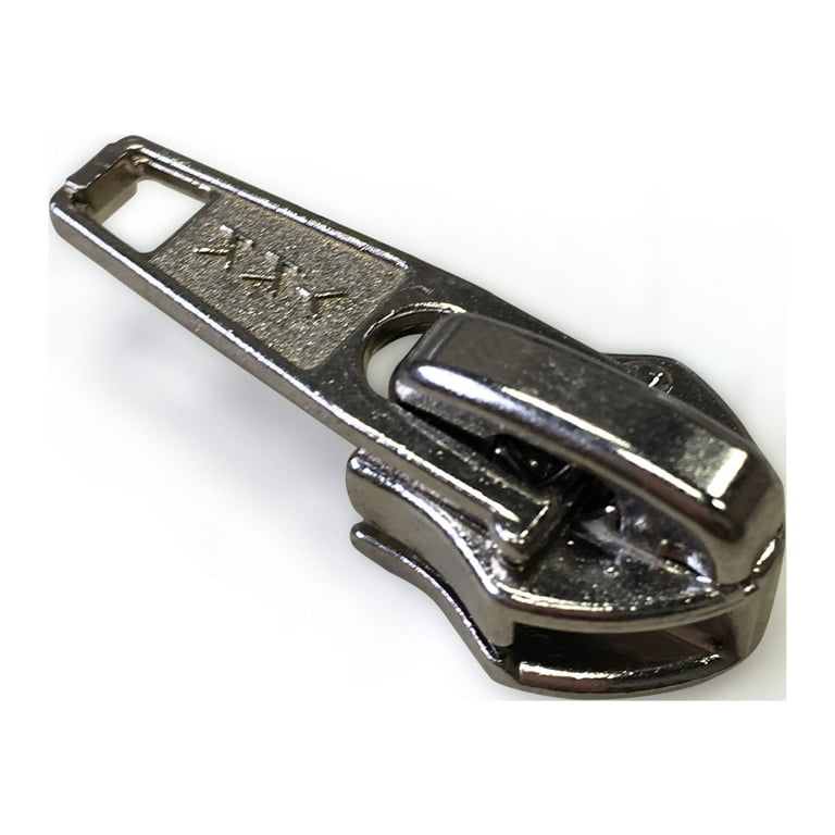 Goyunwell #5 Zipper Pulls Metal Silver Zipper Pulls Bulk 20pcs