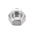 thumbnail image 2 of Unique Bargains 4 Pcs 1/2 Pieds-12 Pcs Filetage Hexagonal en Acier Inoxydable 304 Attache Écrou Ton Argent, 2 of 3