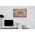 thumbnail image 2 of Santa Barbara, California, Rustic California State Flag Birch Wood Wall Sign (12x18 Rustic Home Decor, Ready to Hang Art), 2 of 4