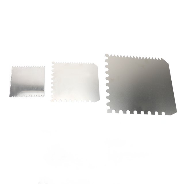 Raspador De Arcilla De Metal, 3 Piezas, Acabado Brillante, Resistencia A La Erosión, Uso Conveniente, Raspador De Arcilla Dentado Para Manualidades, Modelado De Texturas