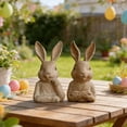 thumbnail image 4 of Easter Bunny Decorative Consisting Of Two . Suitable For Indoor In . Can Be For Rural Minimalist Style ., 4 of 7