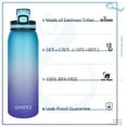 thumbnail image 2 of Opard 30oz Sports Water Bottle with Leak Proof Flip Top Lid BPA Free Tritan Reusable Plastic for Gym and Outdoor, 2 of 6