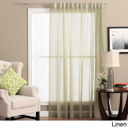 Curtains Ideas 86 inch curtain panels : Lucerne Wanda Pleat Back Tab Patio Curtain Panel 104 inches x 84 ...