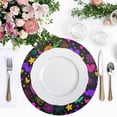 thumbnail image 4 of Round Placemats Plate Mats 15 Inch Non-Slip Heat Resistant Washable PVC Set Table Decoration for Kitchen Dining Colorful Cartoon Halloween Symbols, 4 of 5