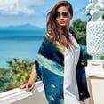 thumbnail image 6 of Starry Shark Chic Chiffon Yarn Head Scarf - Translucent Light and Breathable Silk Chiffon Scarf for Women - 180*73 Size Elegant Fashion Accessory, 6 of 6