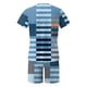 thumbnail image 4 of Playeras Básicas Algodon Para Hombre, Conjunto De Dos Piezas De Camiseta Y Pantalones Cortos De Manga Corta Con Estampado Completo Y Pantalón Corto., 4 of 5