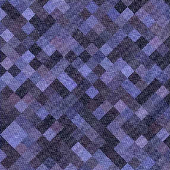 Ahgly Company Machine Washable Indoor Square Transitional Blue Area Rugs, 4' Square