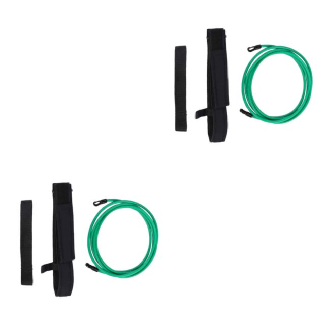 Guardoinrt Adjustable Swim Training Belt Key To Unlocking Swimming Potential Comfortable green-3meters 2Set