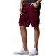 thumbnail image 4 of Bermudas Cargo de Algodón Twill para Hombre Talla M/30 Color Burdeos, 4 of 6