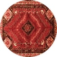 thumbnail image 1 of Ahgly Company Indoor Round Persian Orange Traditional Area Rugs, 7' Round, 1 of 1