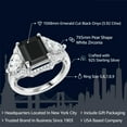 thumbnail image 2 of Gem Stone King 3.92 Cttw Black Onyx Ring for Women | 925 Sterling Silver | Emerald Cut 10X8MM | Gemstone December Birthstone | Wedding Engagement Anniversary Promise Ring for Women | Size 7, 2 of 5
