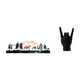 thumbnail image 1 of Escultura de pared de ciervo con gesto de . Decoración colgante creativa para jardín, valla, porche, apartamento, dormitorio y restauran, 1 of 8