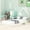 White, variant on Full Size Wood Bed With Captivating House-shaped Headboard - Natural, Solid + , No Box Spring, Assembly Method Playful Bedroom Natural