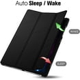 thumbnail image 3 of Slim Case for Lenovo tab 6 10.3" Tablet Stand Smart Cover with Auto Sleep/Wake, Black, 3 of 8