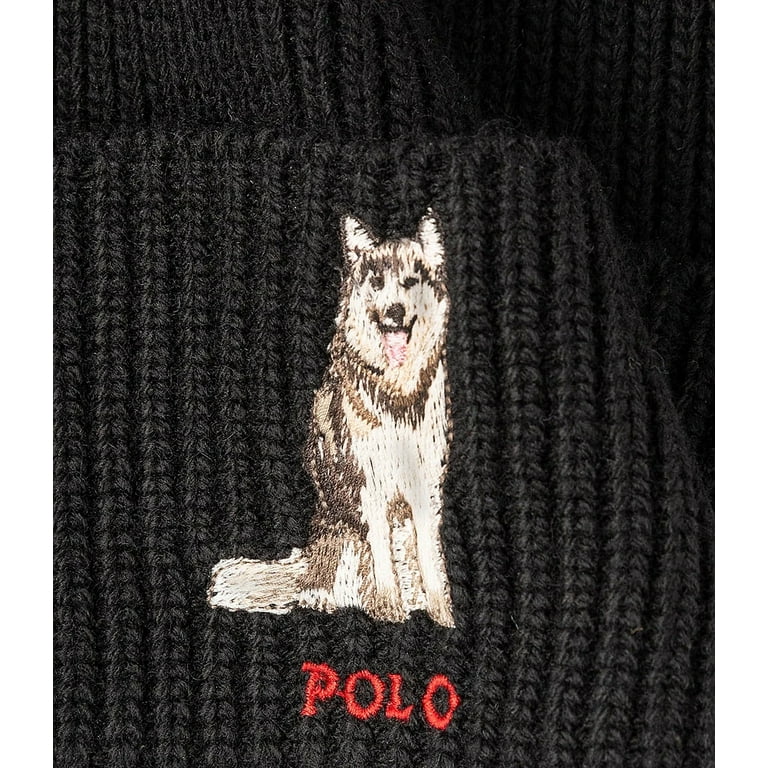 Polo Ralph Lauren Husky Dog Beanie