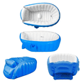 thumbnail image 3 of Bañera Inflable Para Bebés Portátil Tina Plegable Con Bomba Color Azul, 3 of 5
