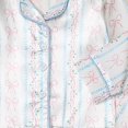 thumbnail image 4 of Kids Satin Pajamas Long Sleeve Pajamas Set 2PC Button Up Silk Set 6 12 24 Months 1T 2T 3T 4T 5T 6T Children Blue,3-4 Years, 4 of 5