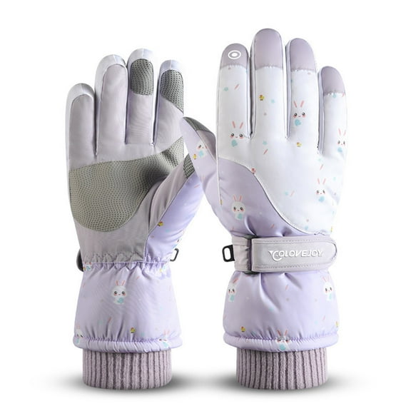 Luxalzxs Gloves for Cold Weather Women Winter Outdoor Windproof Ski Riding Touchscreen Double Layer Warm Gloves